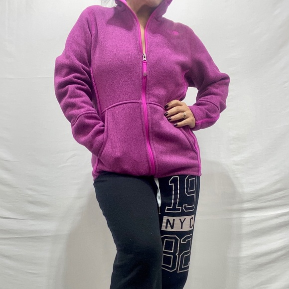 EUC THE NORTH FACE fleece pink jacket - Picture 9 of 10